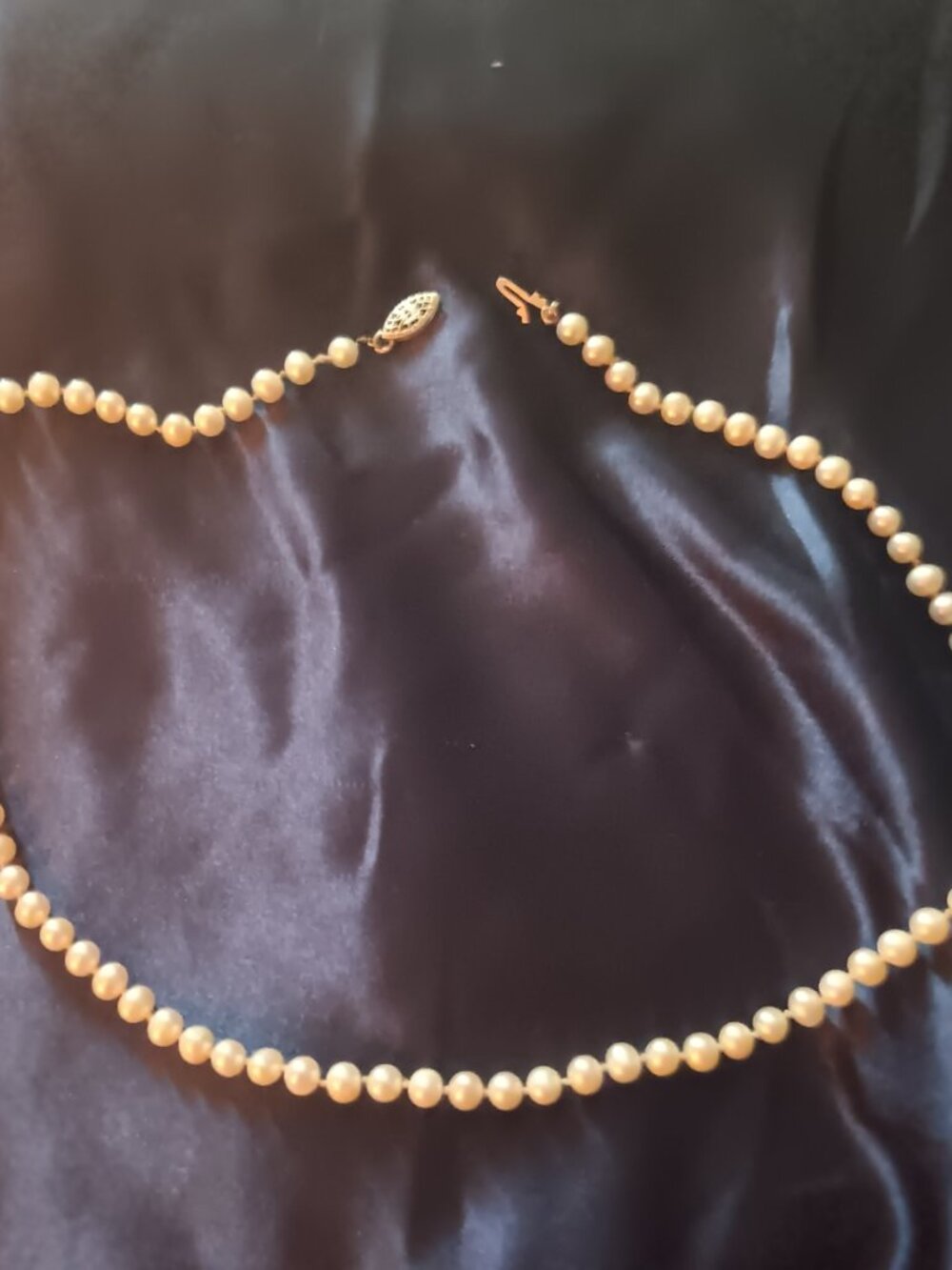 REAL Japanese Alkoya cultured pearl necklace